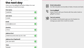 Giffgaff SIM卡免费申请