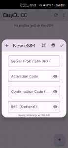 安卓eSTK安装Firsty eSIM全程记录 安卓eSTK安装Firsty eSIM全程记录