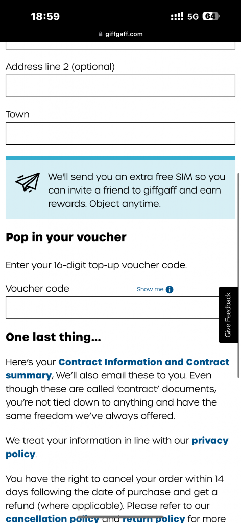 英国实体 SIM 卡 giffgaff 申请、激活和使用教程 英国实体 SIM 卡 giffgaff 申请、激活和使用教程