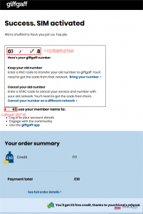 英国实体 SIM 卡 giffgaff 申请、激活和使用教程 英国实体 SIM 卡 giffgaff 申请、激活和使用教程